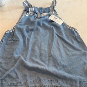 Blue Denim Sleeveless Top Cloth & Stone - purchased at Evereve for $78. New.